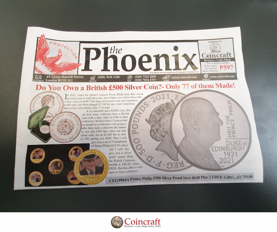 The latest Phoenix 597 - April 2024 - Coincraft